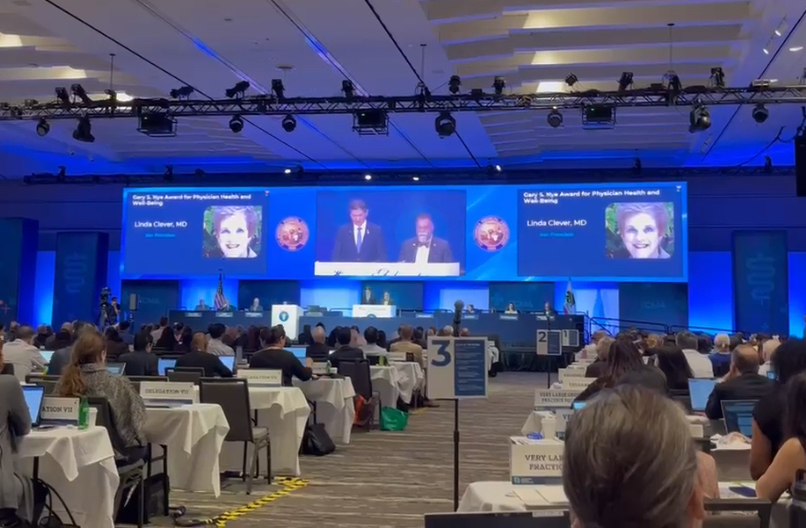 Honoring the Work of RENEW – Dr. Linda Clever Receives CMA Nye Award for Physician Well-being