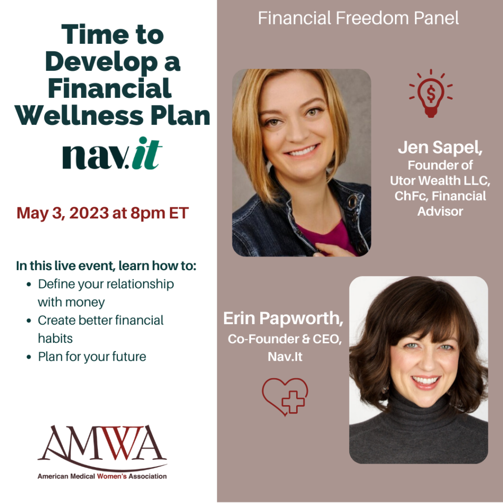 Balancing Savings & Debt: Tips From Nav.it Financial Team, an AMWA Benefits Partner