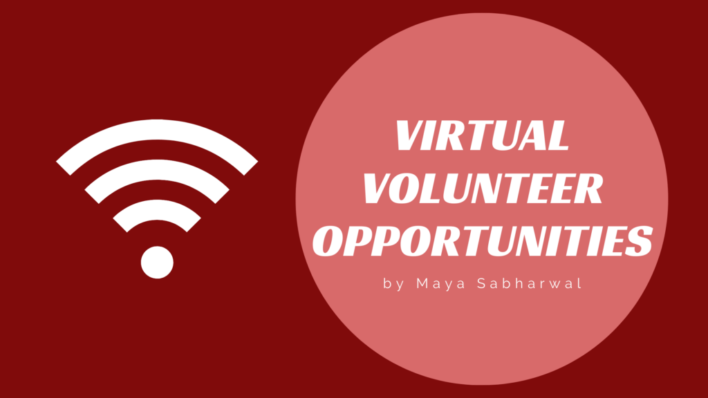 Virtual Volunteer Opportunities During COVID-19