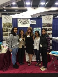 L-R Nitisha Mehta, Dr. Eliza Chin, Dr. Karen Poirier-Brode, Apoorva Dharmadhikari, Anandita Mathur