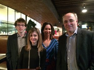 L-R (Christopher Wolfram, Keri Kukral, Saralyn Mark, Stephen Wolfram)