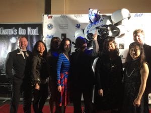 iGIANT Roundtable Participants with Maxx, the Robot.