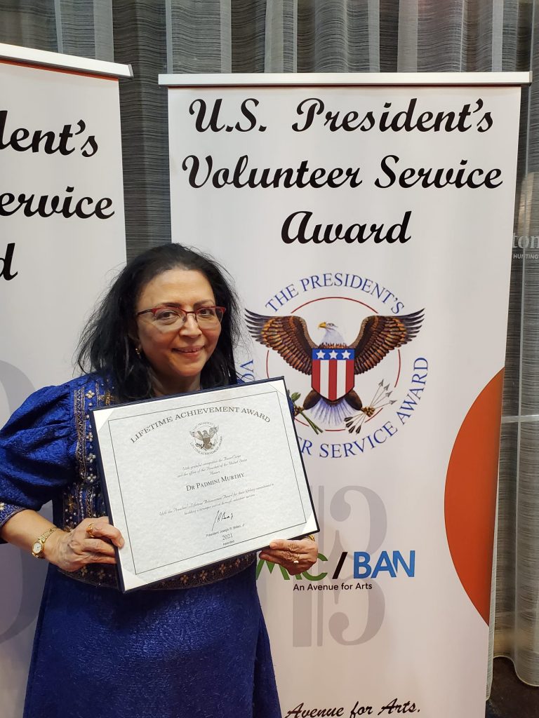 Dr. Murthy Receives Presidential Lifetime Achievement Award