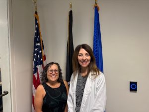 Jodi Godfrey and Dr. Bard Edelheit